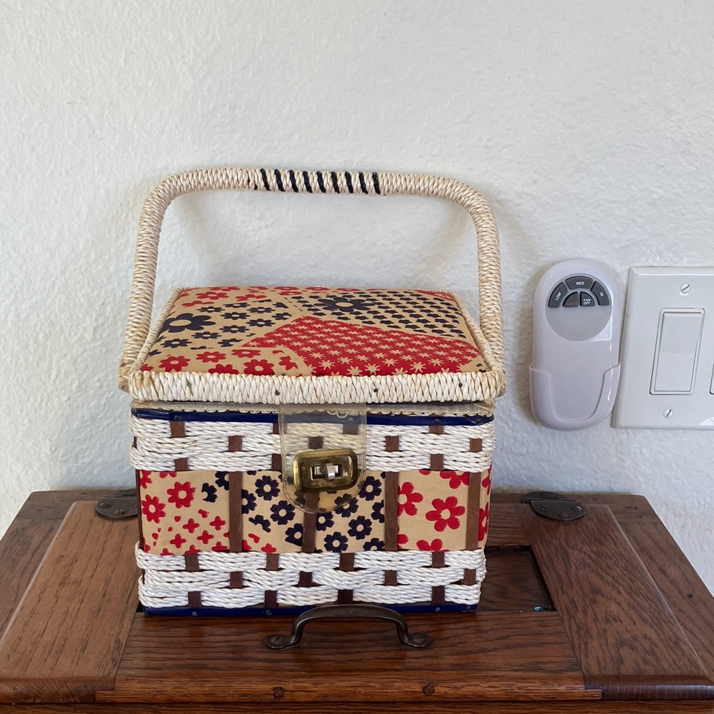 Vintage Sewing Kit Keepsake Box